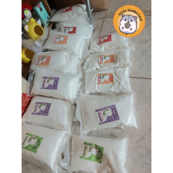 Cát tắm túi 500gram- 1kg giá siêu rẻ mùi thơm cho hamster sóc nhím GIÁ SIÊU RẺ