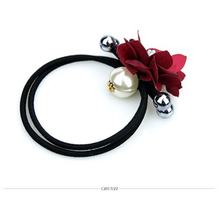 P19 Cột tóc - kẹp tóc nơ hoa lớn basic