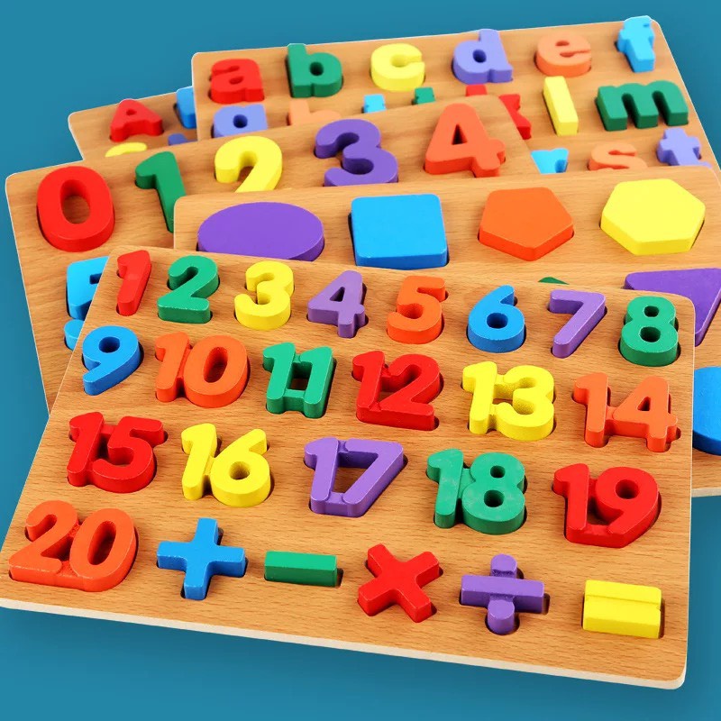 Bảng Ghép Số Từ 1-20 Và Phép Tính Cơ Bản Benrikids Bằng Gỗ Cho Bé