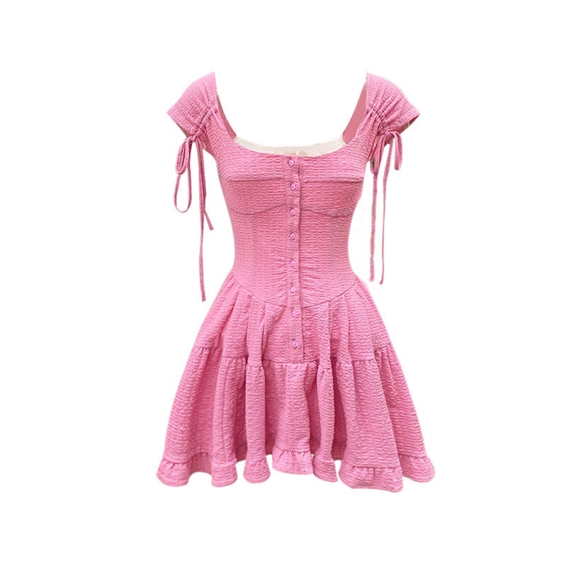 Váy Ulzzang Thắt Nút Vai