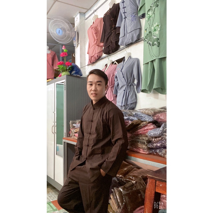 đồ lam#lãnh tụ tay dài chất liệu vải ấn độ cao cấp
