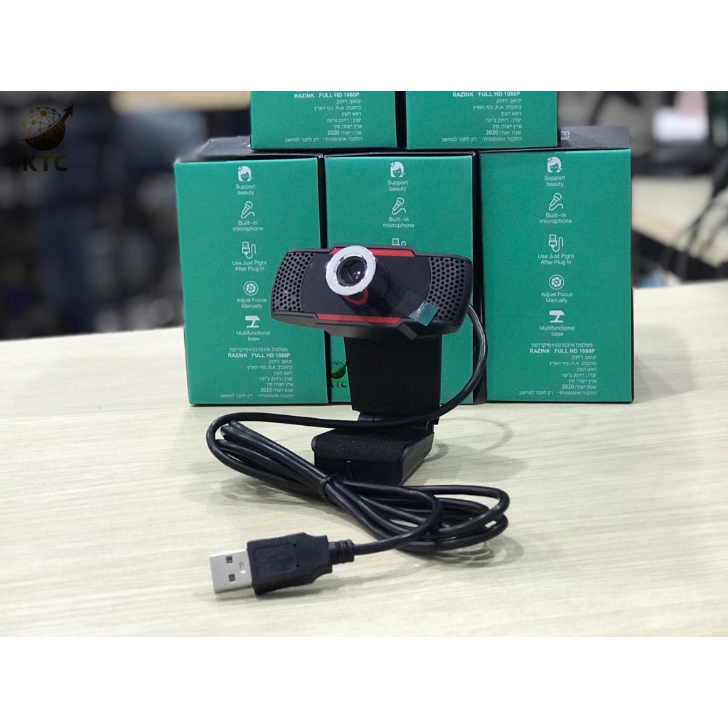 Webcam Razink Full HD 1080P Tích Hợp Micro Cho Máy Tính, PC - Chính Hãng Giá Rẻ - KTC Shop | BigBuy360 - bigbuy360.vn