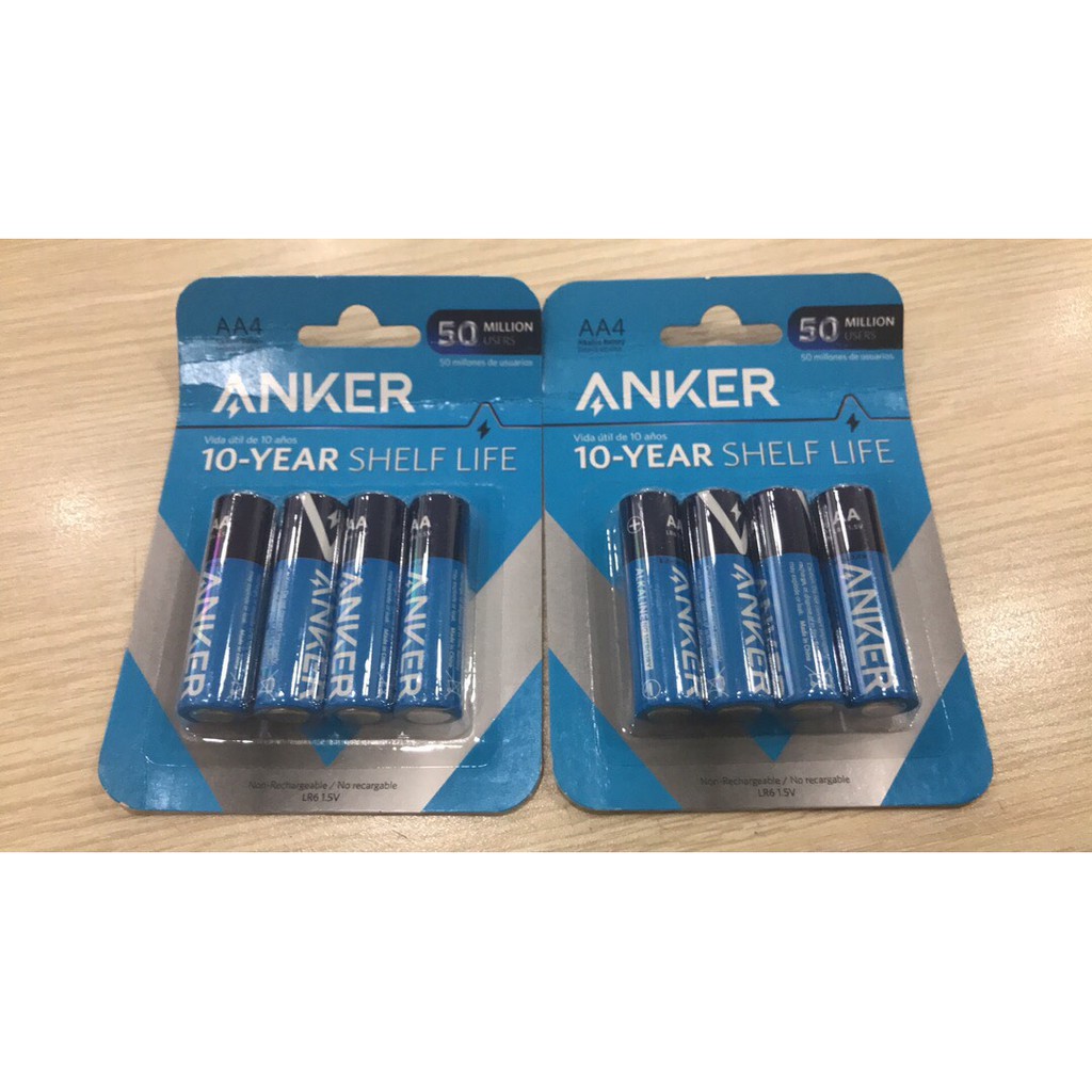 Pin Kiềm AA ANKER Alkaline (Bộ 2 Pin/4 Pin) - B1810