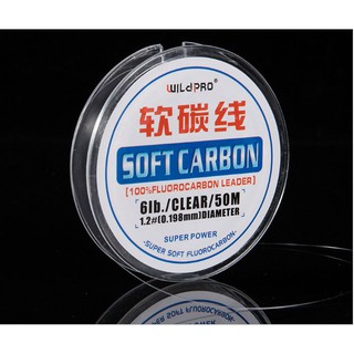 CƯỚC CÂU CÁ CARBON CAO CẤP - CUỘN 50 MÉT