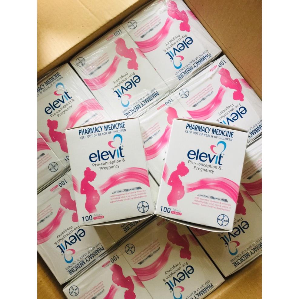 Vitamin tổng hợp Elevit (cho bà bầu 100 viên, úc)