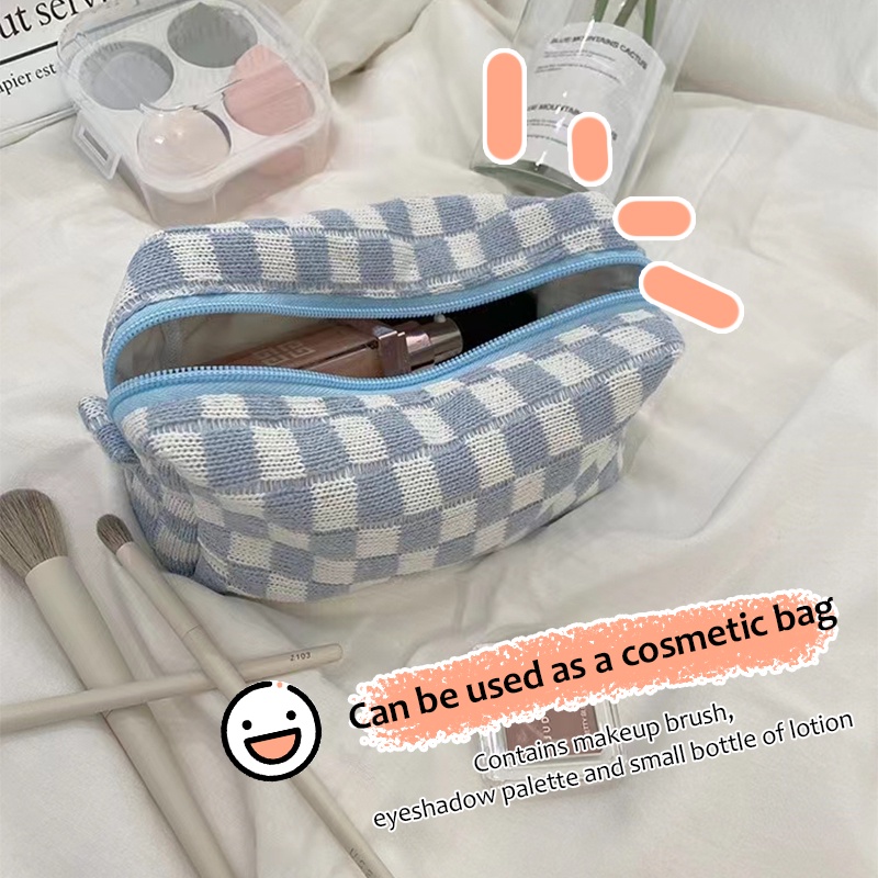 Túi Đựng Bút / Mỹ Phẩm Cỡ Lớn Phong Cách Hàn Quốc Tiện Dụng