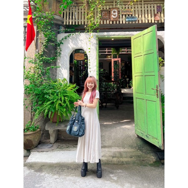 Rosa Dress - Đầm thun dài basic Remmus cho nữ