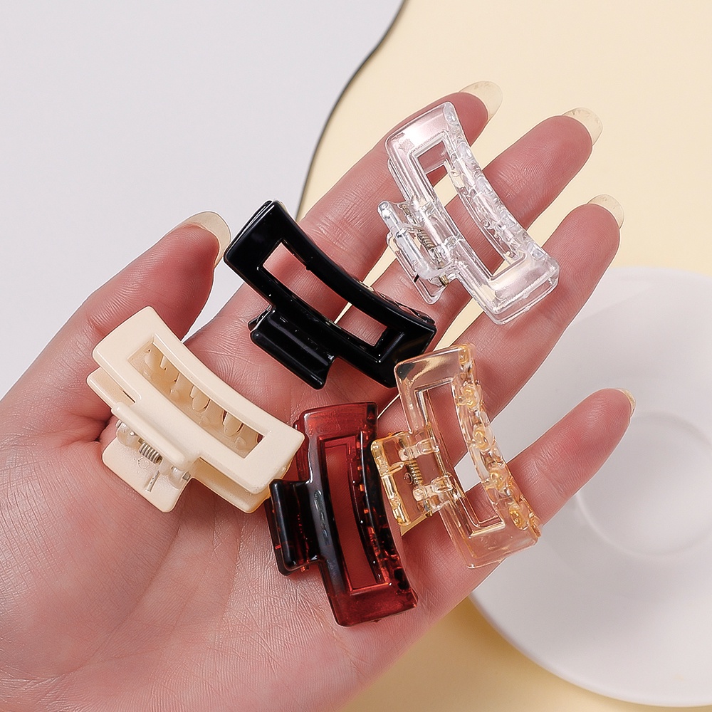 Kẹp Tóc Mái Hình Vuông Mini Đơn Giản Khí Chất Hàn Quốc / Kẹp Tóc Hàng Ngày