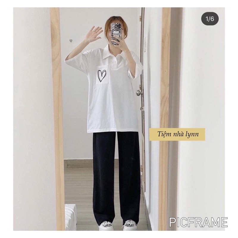 Quần suông đen ống rộng hack dáng, quần culottes cạp cao