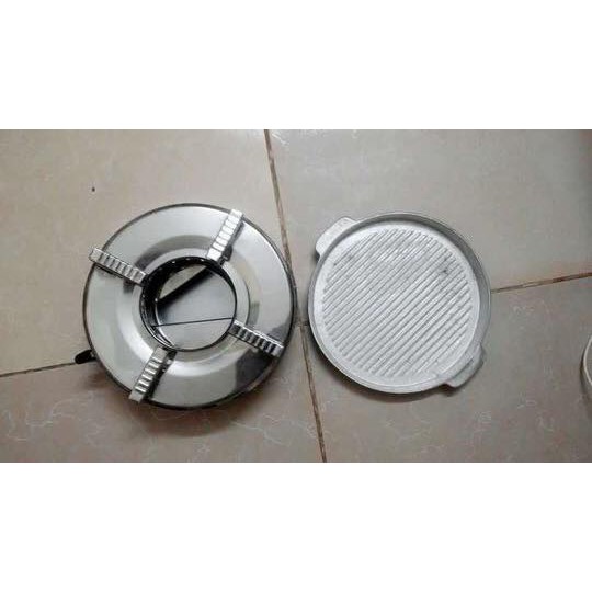 Combo bếp cồn + chảo gang + 3 cốc thạch cồn