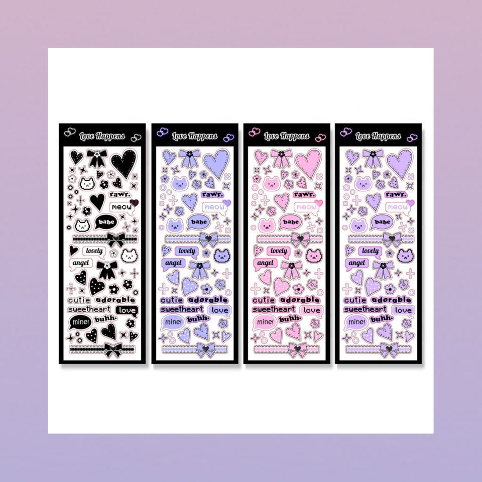 Nhãn dán phong cách hoạt hình trang trí DIY