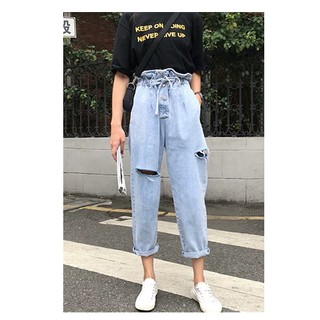 [Order] Quần bò cạp chun rách