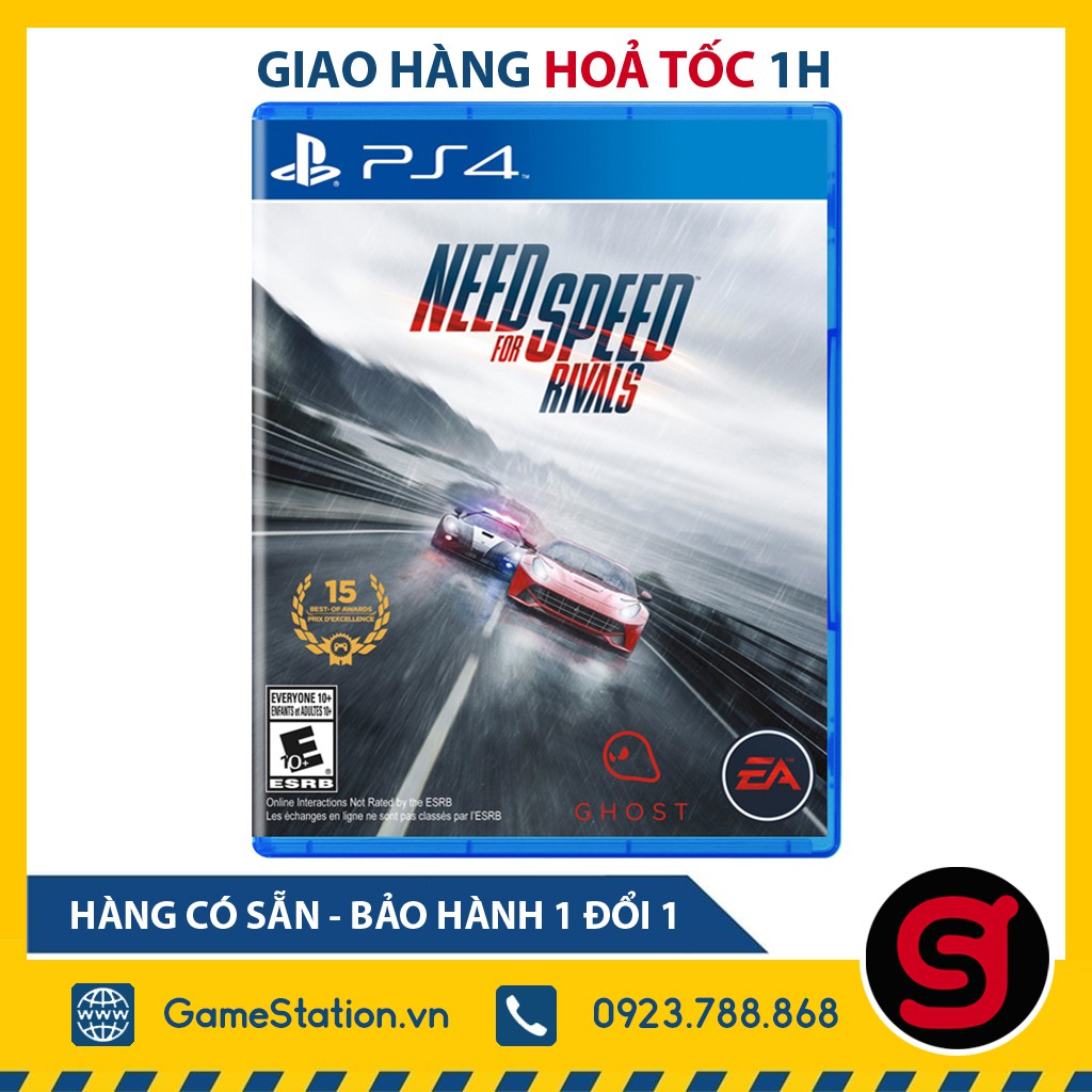 [Freeship toàn quốc từ 50k] Đĩa Game PS4: Need for Speed Rival