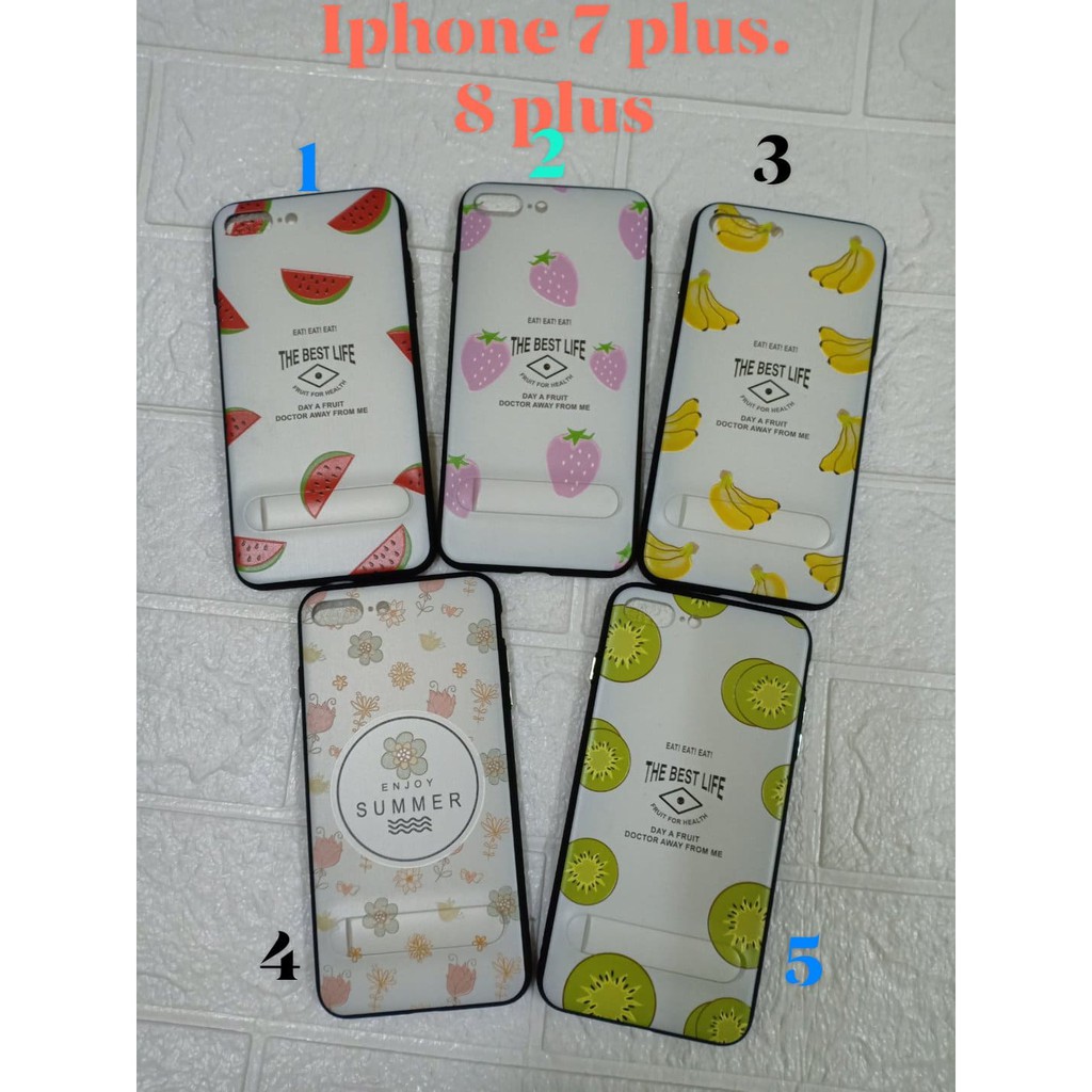 Ốp lưng thời trang 7 Plus/ 8 Plus Hoa quả