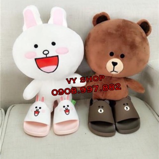 Dép gấu thỏ cute cho bé
