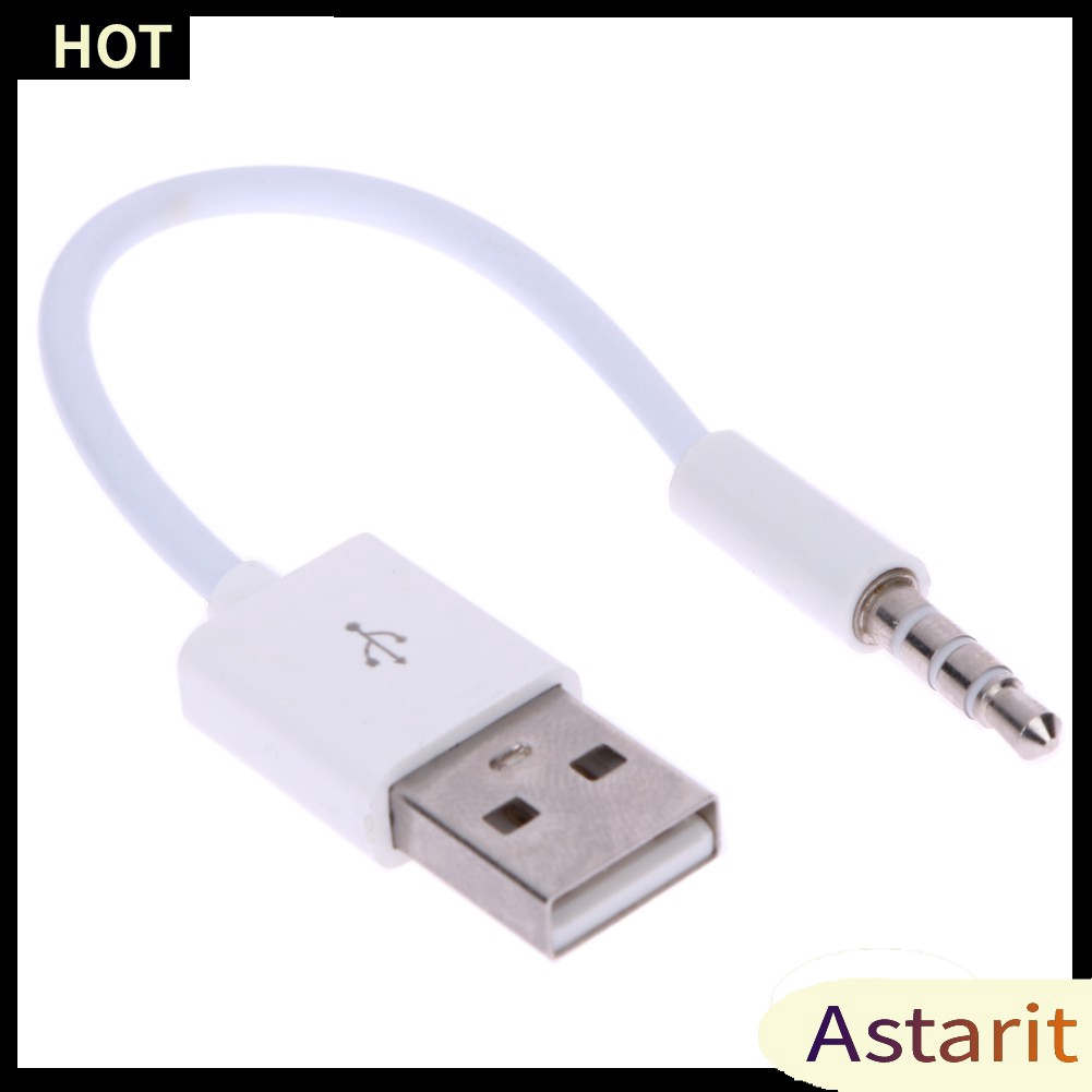 🌟Chất lượng cao nhất🍁Charger Data USB 3.5mm Sync Audio Cable for iPod Shuffle 3rd 4th Gen