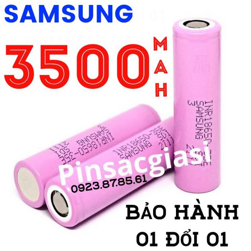 Pin 18650 3500mah SAMSUNG CHÍNH HÃNG