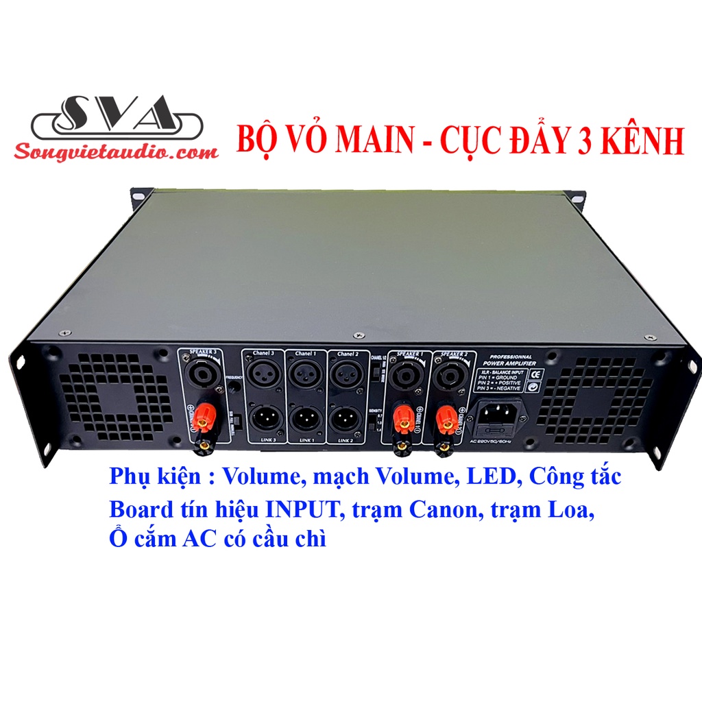 [Mã ELHACE giảm 4% đơn 300K] VỎ MAIN - VỎ CỤC ĐẨY 3 KÊNH CS-4900