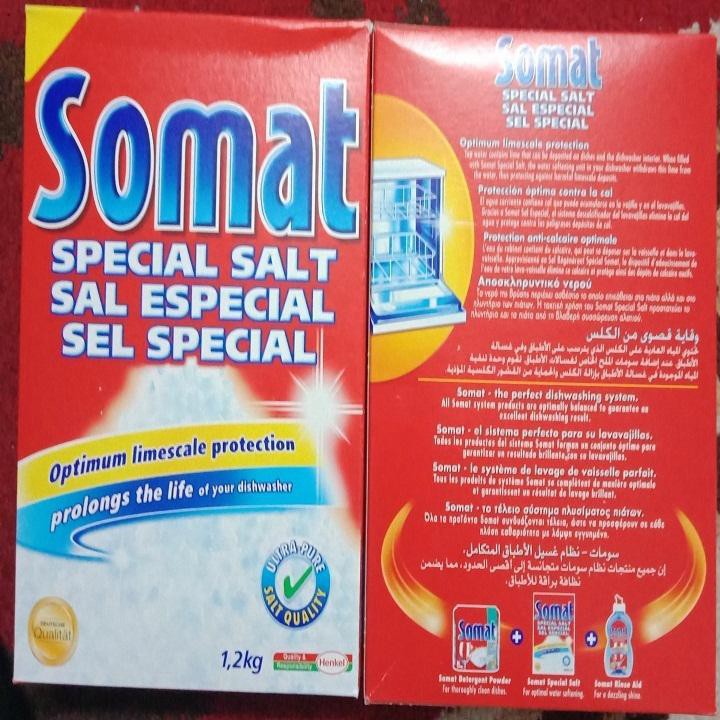 [KM thêm 200g muối somat] muối rửa bát somat 1,2kg đức
