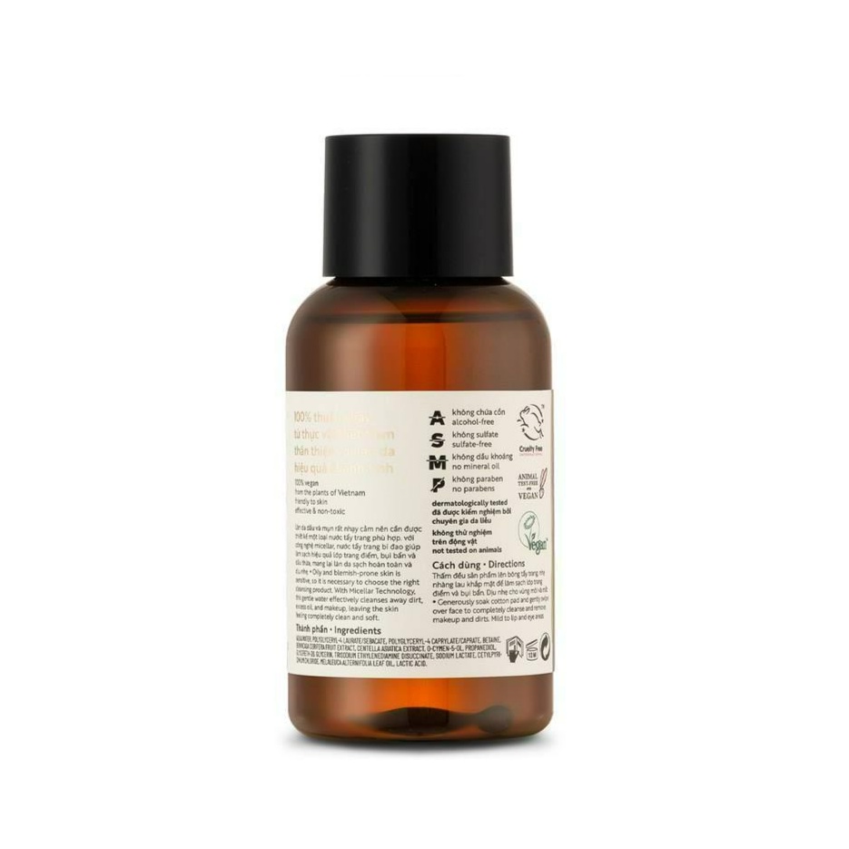 Nước tẩy trang bí đao Cocoon tẩy sạch makeup và giảm dầu 140ml