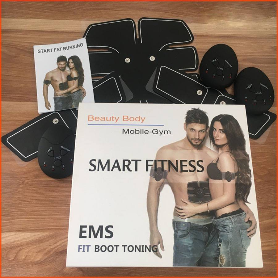 Bộ máy 3 mảnh 1 Bụng + 2 tay tập thể dục thông minh đào tạo cơ bắp EMS Smart Fitness