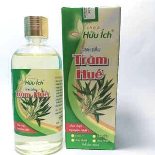 Dầu tràm đặc biệt nguyên chất 100ml màu vàng nhạt thơm dịu nhẹ