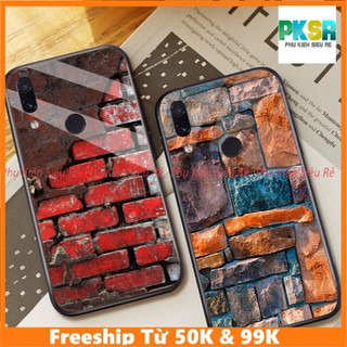 Ốp lưng cho các máy Xiaomi cường lực chống xước, họa tiết tường hoa văn trang trí