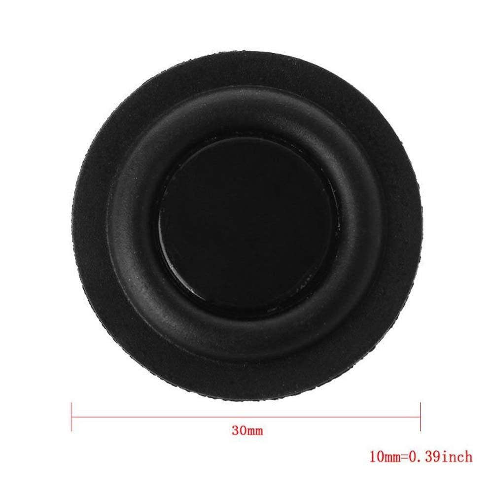 Màng loa rung bằng cao su màu đen nhiều kích thước tùy chọn 30-62mm