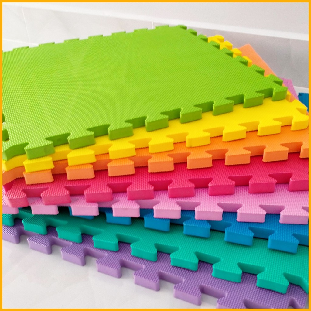 Thảm xốp cho bé (1 tấm) - Kích thước 60x60x2cm - 8 màu lựa chọn - Hàng Việt Nam