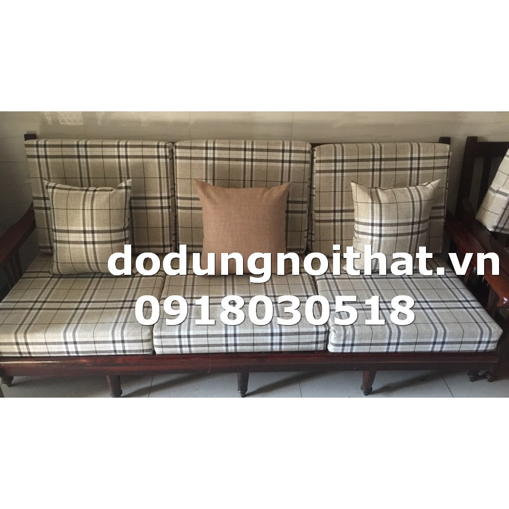 Bộ nệm ngồi sofa gỗ 150x50x10cm