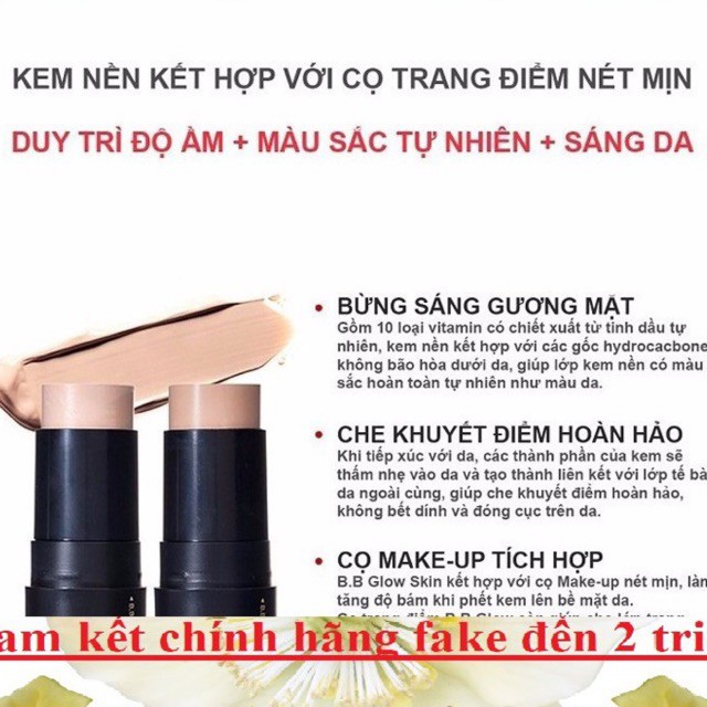 [MÀU SÁNG] Kem Nền V10  Glow B.B Stick Skinaz 10g