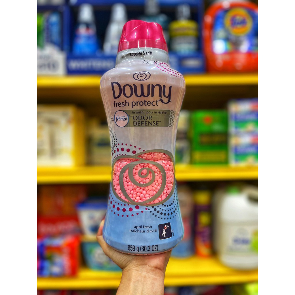 Viên Xả Vải Downy Màu Hồng Fresh Protect 859g Của Mỹ