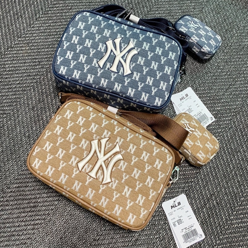 Túi vuông size lớn monogram M L B chinh hãng