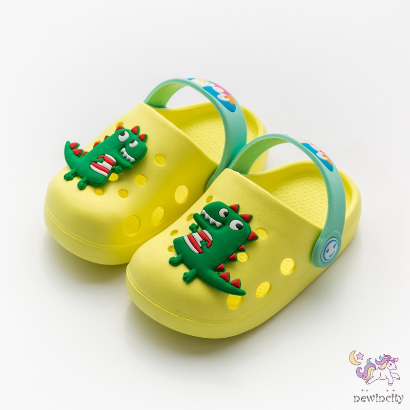 Dép Kiểu Họa Tiết Hoạt Hình Xinh Xắn Thoáng Mát Cho Bé Trai Gái Phong Cách Hàn Quốc