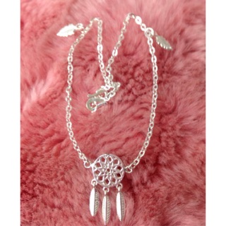Lắc chân dream catcher bạc ta