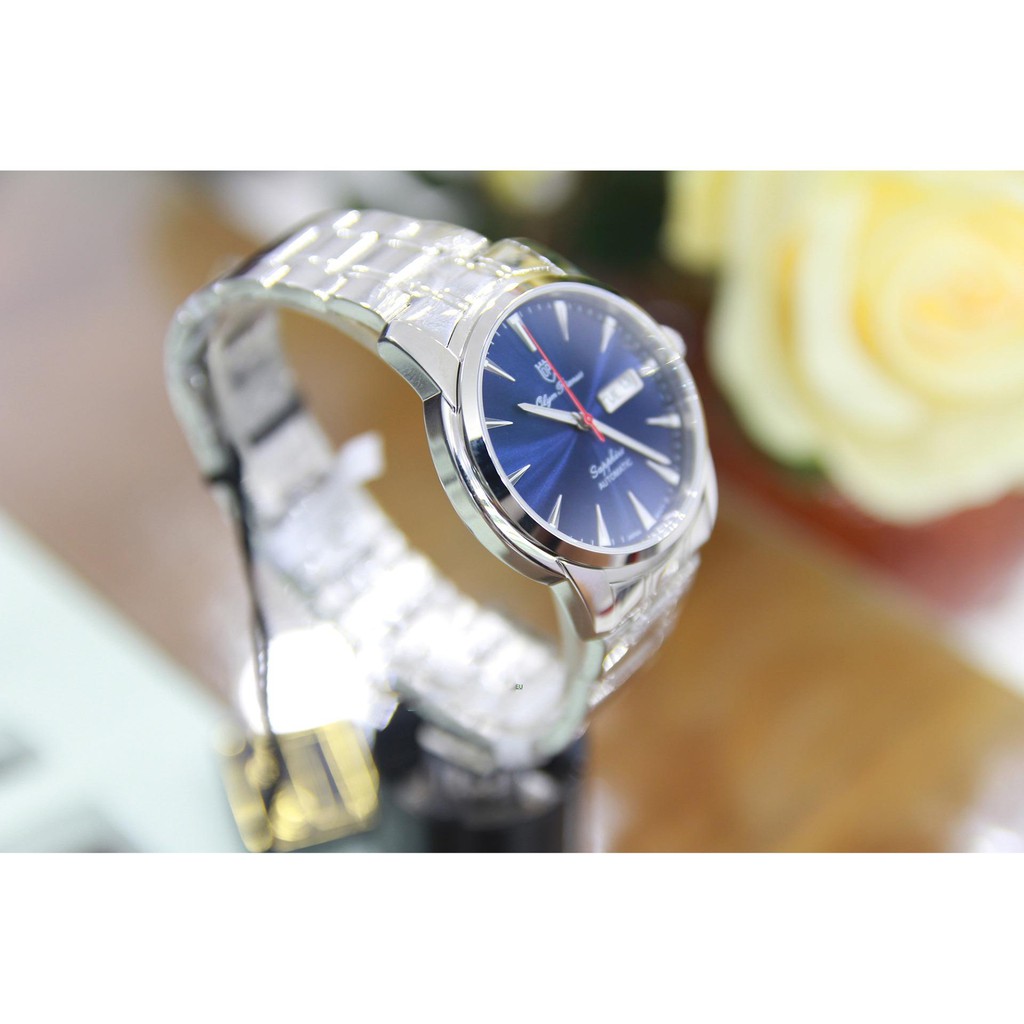 Đồng hồ nam mặt kính sapphire Olym Pianus OP990-05AMS xanh