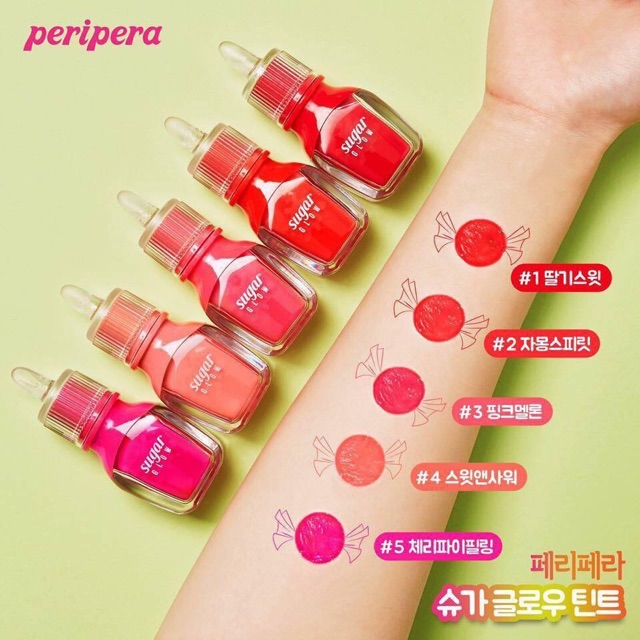 SON TINT PERIPERA SUGAR GLOW | BigBuy360 - bigbuy360.vn