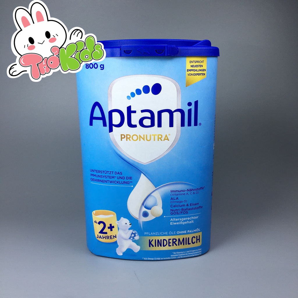 Sữa Aptamil Kindermilch 1+ và 2+ , Loại 800g - Aptamil Đức Hàng Nội Địa