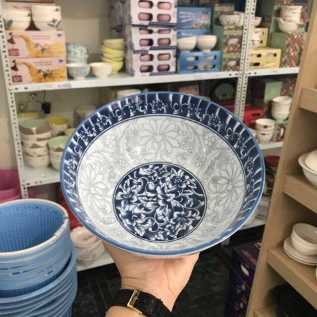 Tô Sứ có 3 cỡ 15-18-19-20cm men dầy dặn,họa tiết nổi tô size 19cm dành cho quán bún phở,hàng có sẵn