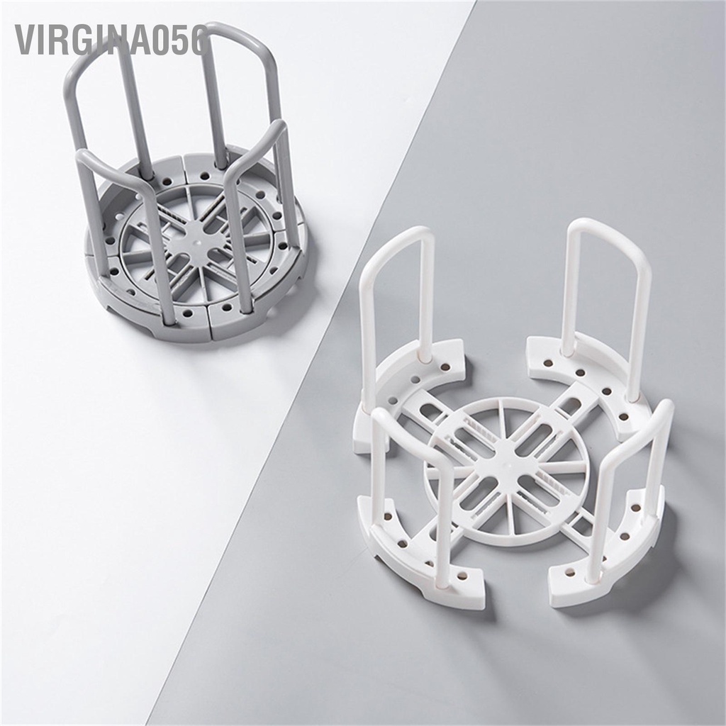 Virgina056 Giá đựng bát có thể thu vào bằng nhựa lưu trữ thoát nước đơn giản cho đũa nhà bếp