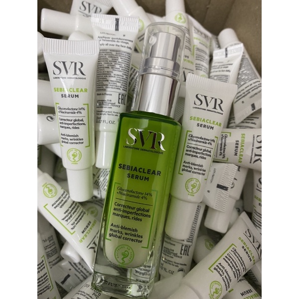 Serum Dưỡng Chất Kiềm Dầu và Giảm Mụn Mờ Thâm SVR Sebiaclear Serum 30ml