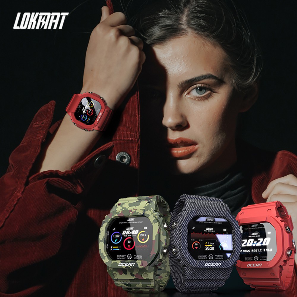 Đồng hồ thông minh kiểu dáng thể thao LOKMAT OCEAN