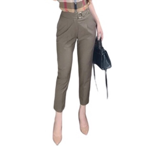 Quần Baggy vải _ Quần Tây công sở nữ Quảng Châu cao cấp