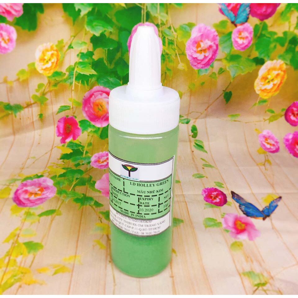 Bột Màu Nhũ Trăng Vàng 10g Các Màu