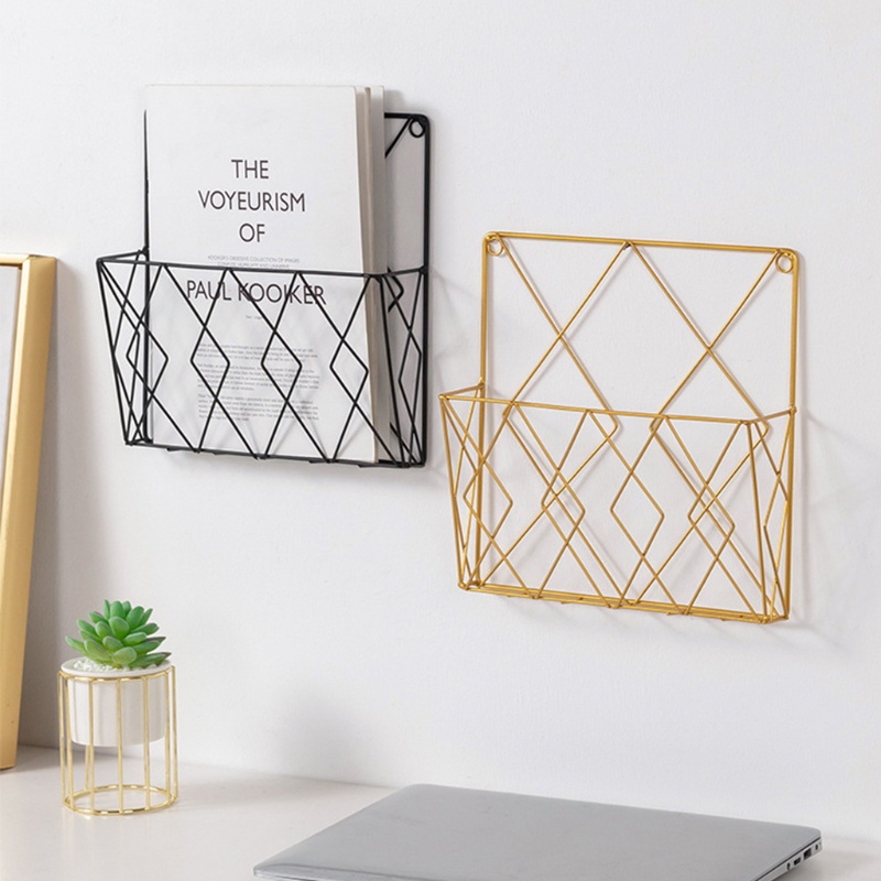 Giá Đỡ Tạp Chí / Tạp Chí Bằng Sắt Gắn Tường Tiện Dụng Cho Gia Đình