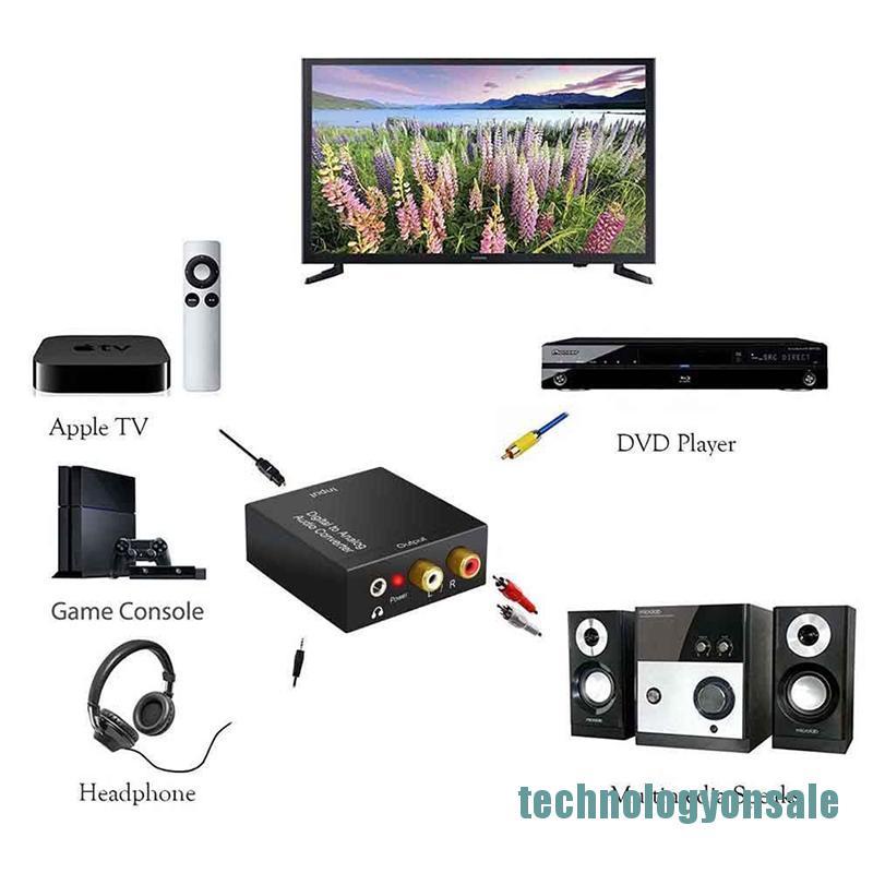 Bộ chuyển đổi âm thanh kỹ thuật số sang Analog Rca L/ R