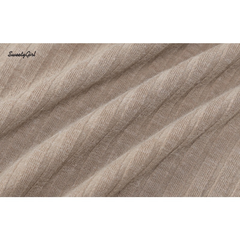 Áo Thun Tay Dài Cổ Tròn Khoét Sâu Eo Thấp Màu Trơn Thời Trang 2022 Quyến Rũ Cho Nữ