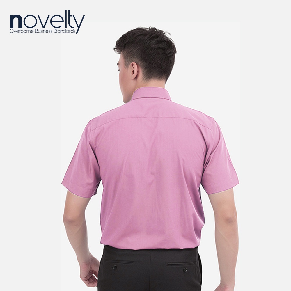 Áo sơ mi nam Novelty ngắn tay vạt bầu Regular fit 170282N
