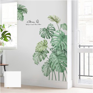 [Hàng đẹp]Decal dán tường khóm cọ B12