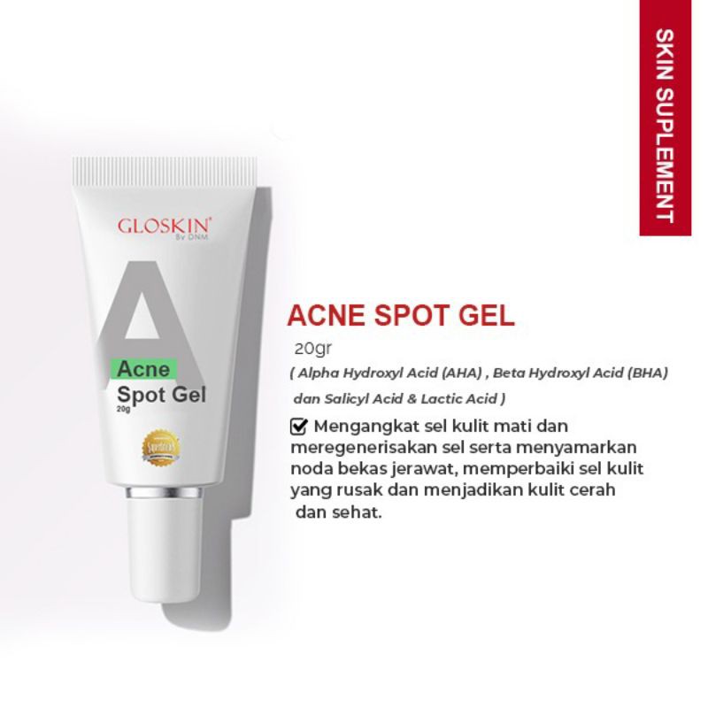 (Hàng Mới Về) Gel Trị Mụn Gloskin By Dnm